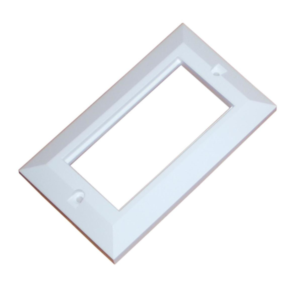 Excel Double Gang Bevelled Plate Without Blanks