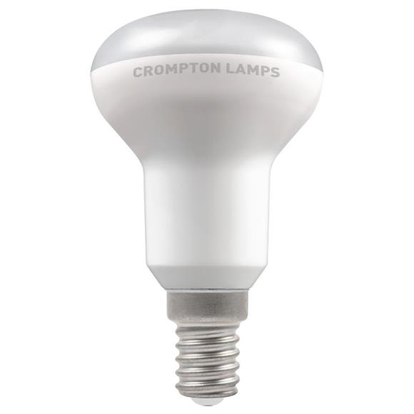 Crompton 12714 LED R50 Reflector Opal Lamp SES-E14 6W Warm White Thermal Plastic