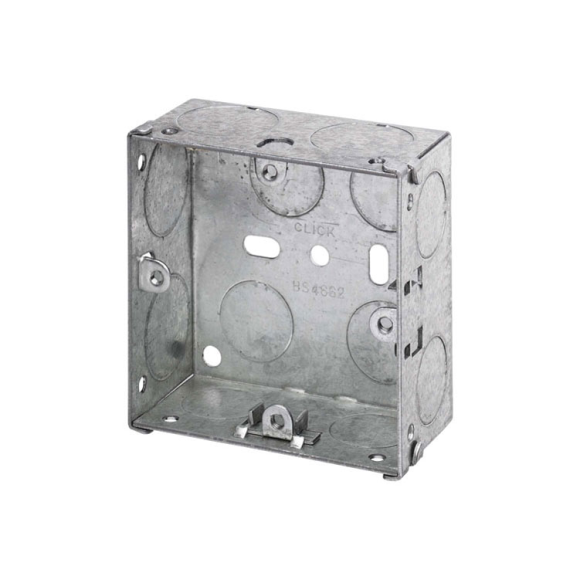 Single Knockout Mounting Box - 35mm