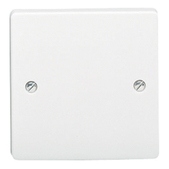 Crabtree 4001 1G Blank Plate - White
