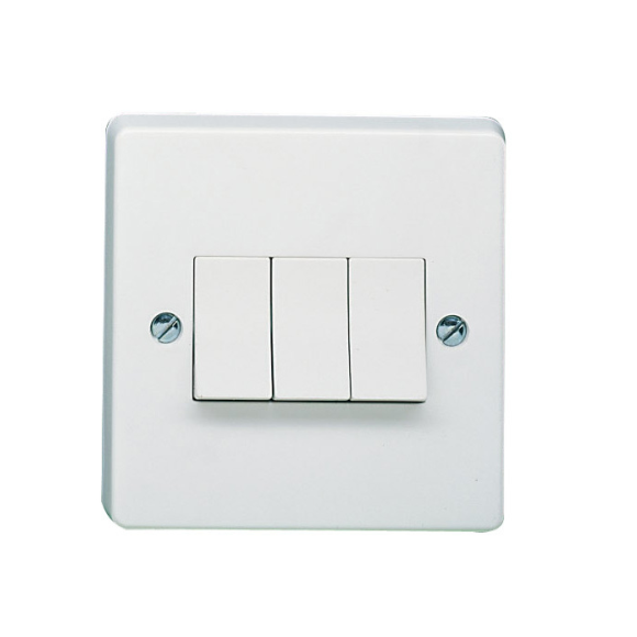 Crabtree 4173 10AX 3G 2 Way Switch - White