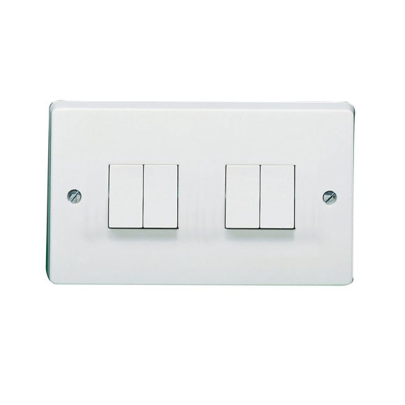 Crabtree 4174 10AX 4G 2 Way Switch - White