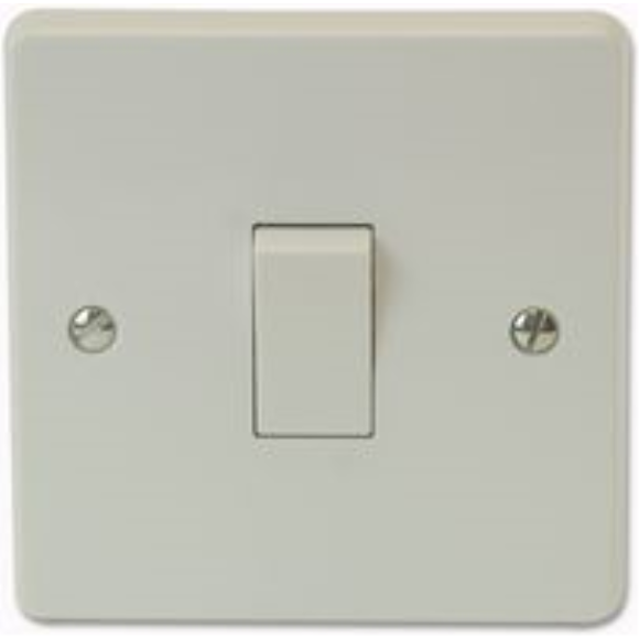 Crabtree 4175 10AX 1G Intermediate Switch - White