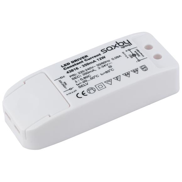Saxby 43816 LED Constant Current Driver 12W 350mA