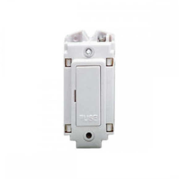 Crabtree 4436 13A ASTA Fuse Unit Grid - White