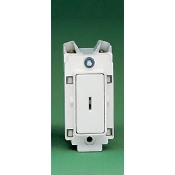 Crabtree 4451 20AX SP Key Grid Switch - White