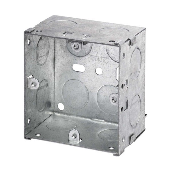 Single Knockout Mounting Box - 47mm