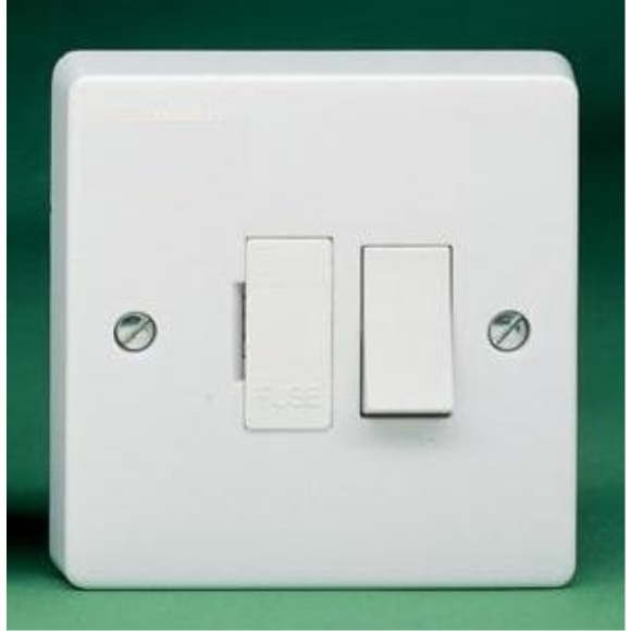 Crabtree 4827 13A DP Switched Fused Connection Unit - White