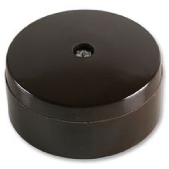 BG 491 Round 4T Junction Box Brown