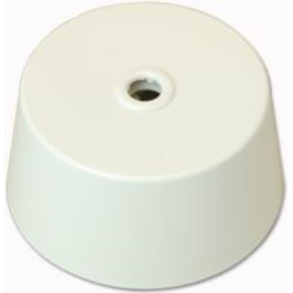 Crabtree 5001 3 Pin Ceiling Rose - White