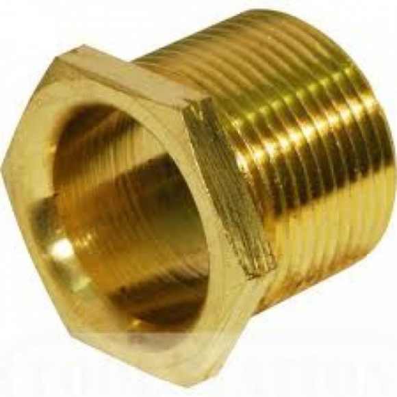 Male Brass Bush Long Reach 38mm 