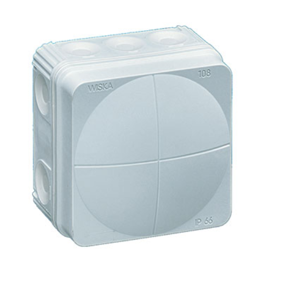 Wiska 10060523 Combi Box 108/5 Grey IP66