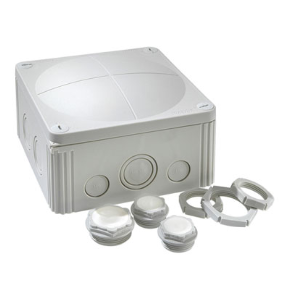 Wiska 1010/5 Combi Junction Box 5Pole Connector Grey IP66 Weatherproof