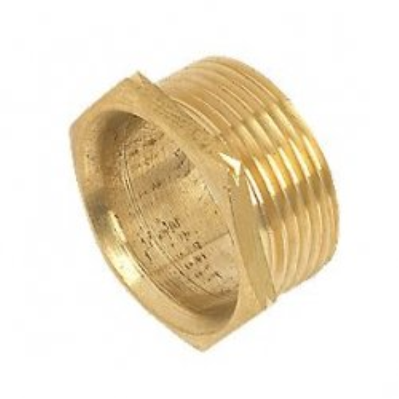 Male Brass Bush Short Reach 38mm 