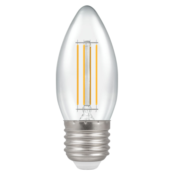 Crompton 7154 LED Filament Candle Lamp ES-E27 5W Warm White Dimmable