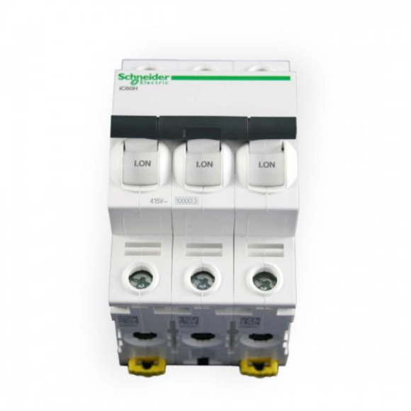 Schneider Acti9 A9F55310 iC60H MCB 3P D 10A