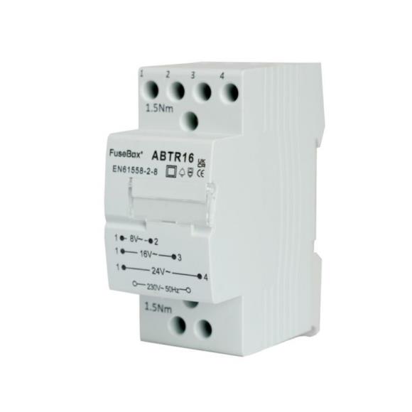 FuseBox ABTR16 Bell Transformer 8V, 16V & 24V Rating