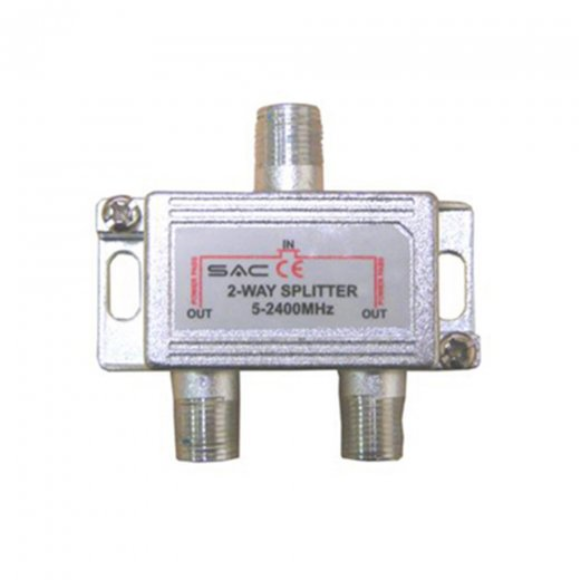 AE5352 2 Way Metal Satellite Splitter 