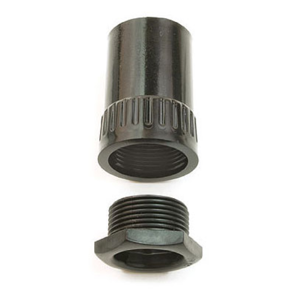 U/Volt AFT/MBS20BK Female Adaptor 20mm Black PVC Cable Management Accessories