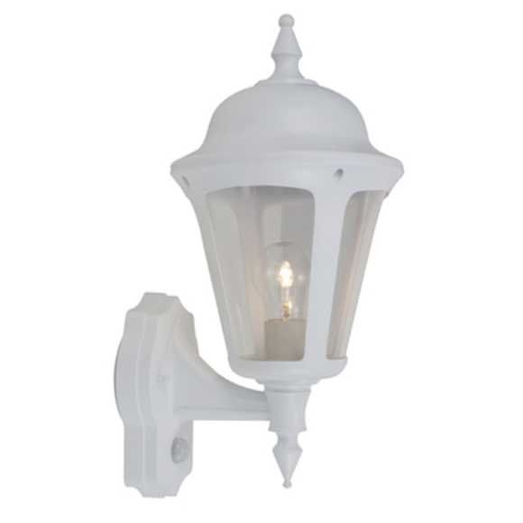 Ansell ALWL/PIR/WH Latina E27 Lantern with PIR