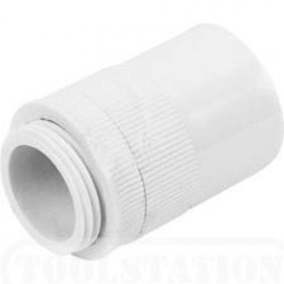 U/Volt AMT/LR25WH Male Adaptor 25mm White