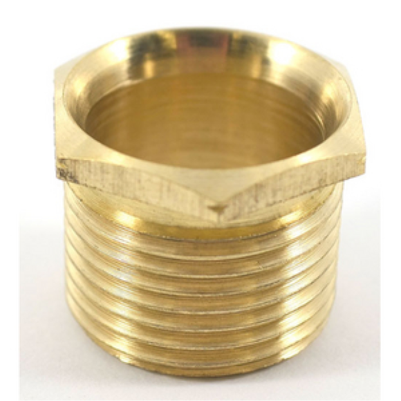 Male Brass Bush Long Reach 25mm 