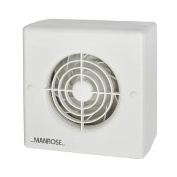 Manrose CF100T Centrifugal Extractor Fan with Timer 4 Inch