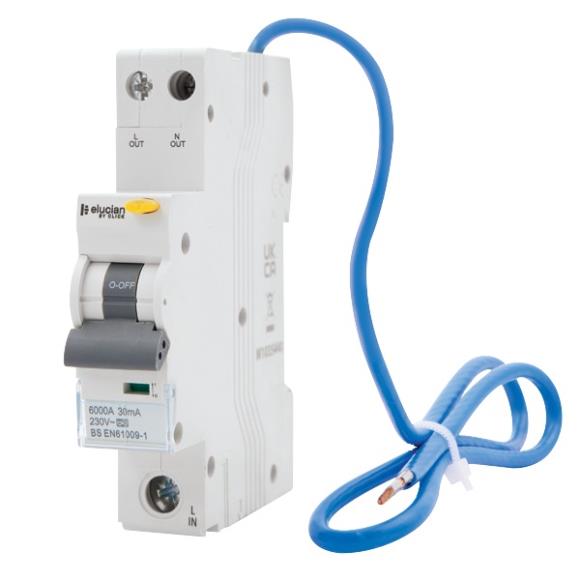 Click Elucian CU1RCBO10B RCBO B Curve Type A 10A
