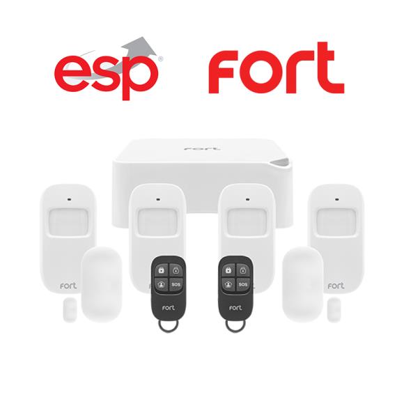 ESP Fort ECSPK4 Smart Wireless Alarm Kit, Alexa & App
