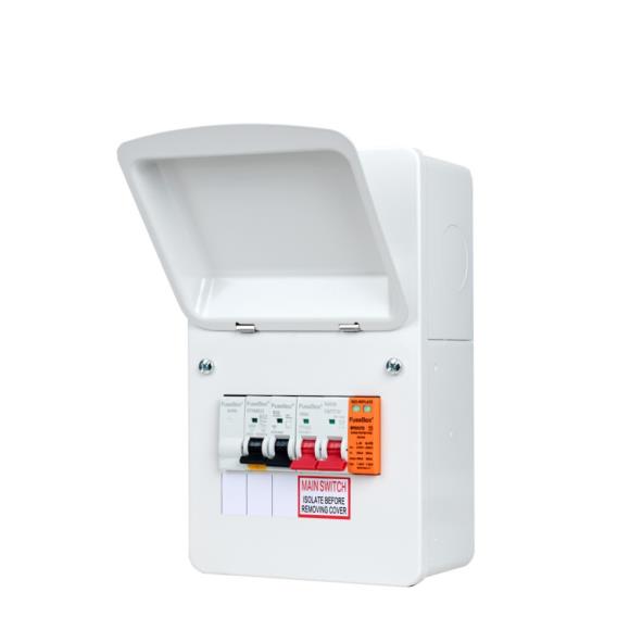 FuseBox EV32AX EV Consumer Unit 32A Type A RCBO, 100A Main Switch & SPD