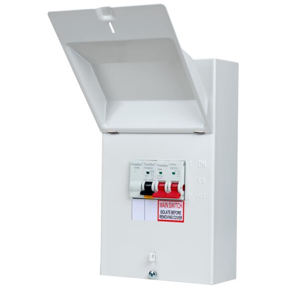 FuseBox EV40A EV Consumer Unit 40A Type A RCBO & 100A Main Switch