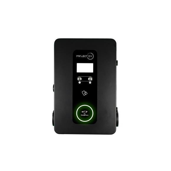 Project EV EVA-07D-SE-RFID-W Pro Earth 7.3kW Wall AC Charger RFID Dual Socket