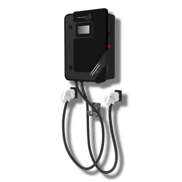 Project EV EVD-40D-P-CM 40kW DC Wall Charger RFID Dual Gun (CCS/CHAdeMO)