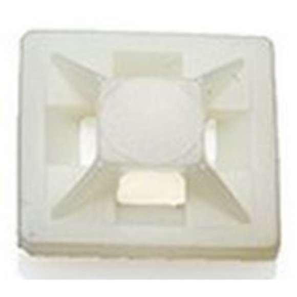 Partex HFC1/4NATURAL Cable Tie Bases Pack 100