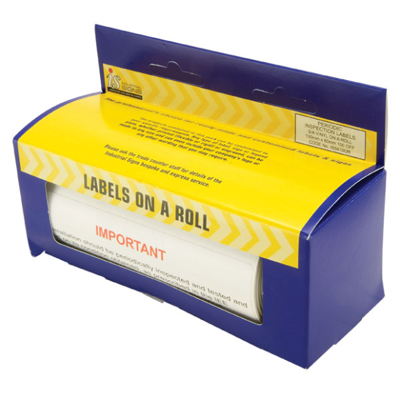 Industrial Signs IS54100R Inspection Label