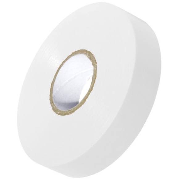 20m x 19mm White Insulation Tape