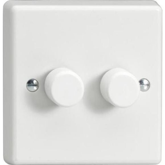 Varilight JQP252W 2G 2 Way V-Pro LED Trailing Edge Dimmer Switch