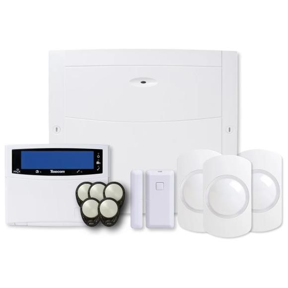 Texecom Premier Elite KIT-0086 64-W Ricochet 64 Zone Wireless Alarm Kit with Wired LCD Keypad 