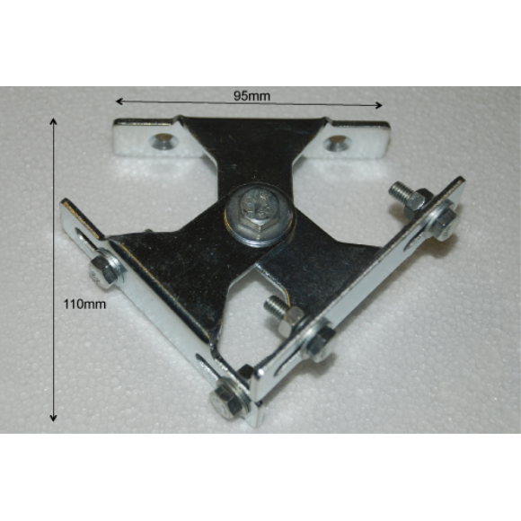 KRP2 Twin swivel bracket to carry 2 x small LED up to 2 x 2kg