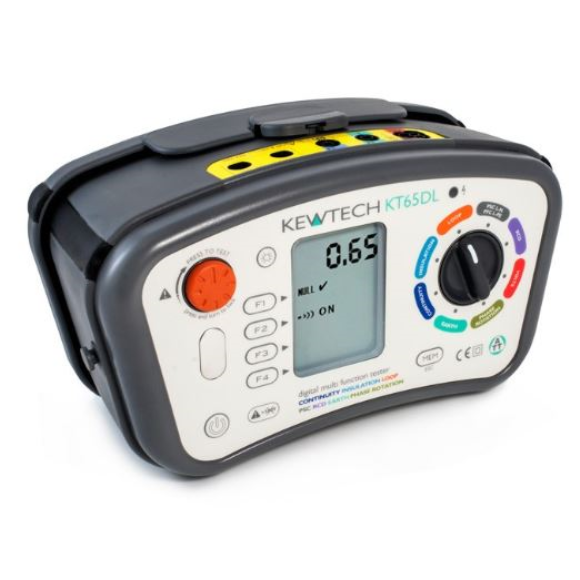 Kewtech KT65DL Digital 8-in-1 Multifunction Tester