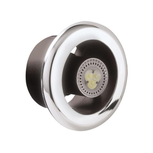 Manrose LEDSL-C/L 3W Showerlight 4 Inch Warm White 