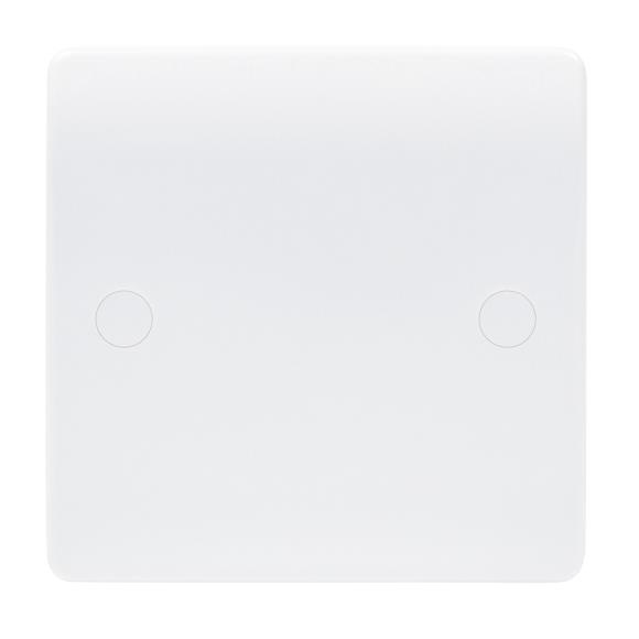 Niglon Median NBP1 1G Blanking Plate - White Plastic