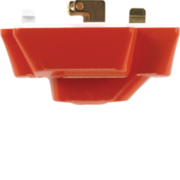 Hager P64AX/R 4 Pin Plug - Red
