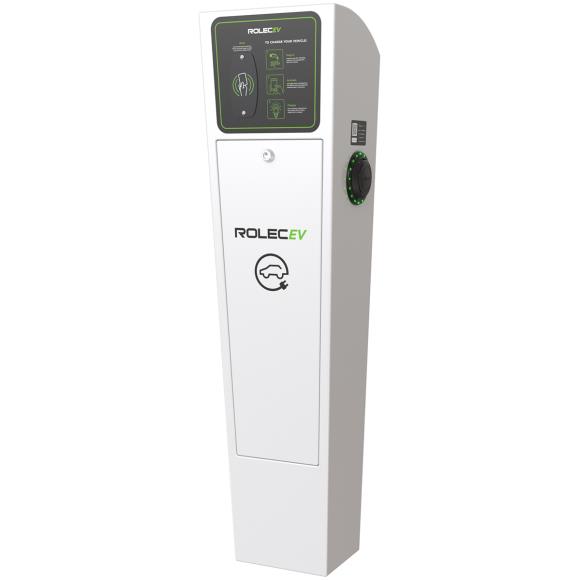 Rolec ROLEC0011W AutoCharge Smart EV 7.4kW Floor Charger Single Socket Type 2