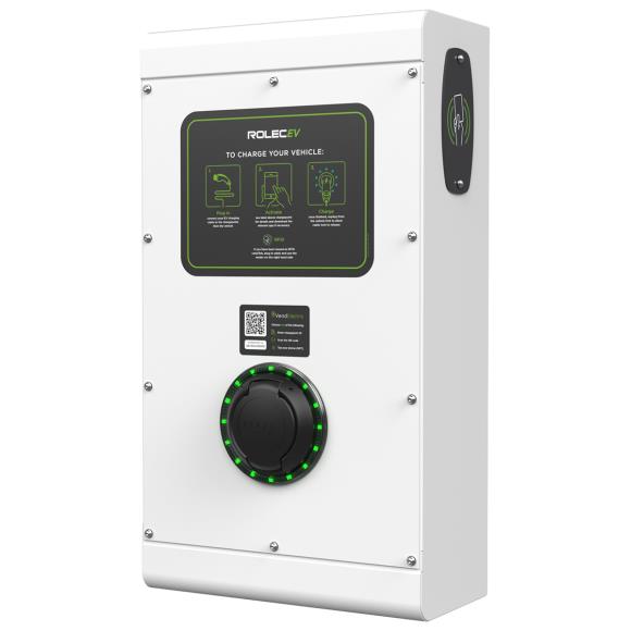 Rolec ROLEC0113W SecuriCharge Smart EV 22kW Charger Type 2 Single Socket