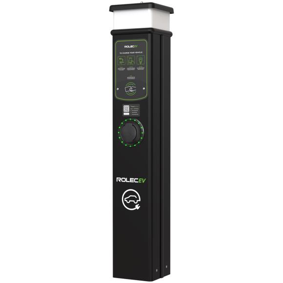 Rolec ROLEC0211B BasicCharge Smart EV 7.4kW Floor Charger Single Socket Type 2