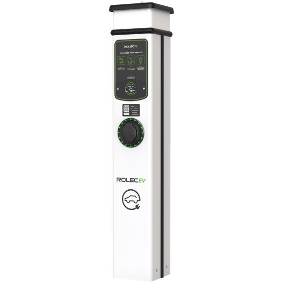 Rolec ROLEC0211W BasicCharge Smart EV 7.4kW Floor Charger Single Socket Type 2