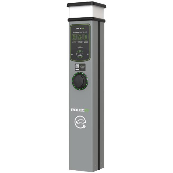Rolec ROLEC0213G BasicCharge Smart EV 22kW Floor Charger Single Socket Type 2