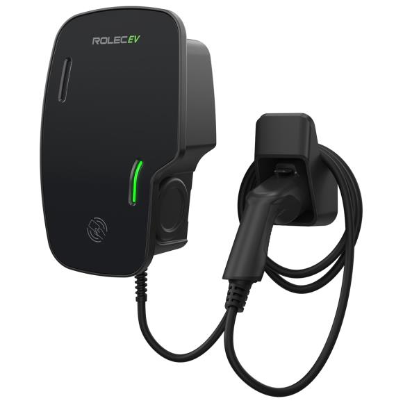 Rolec ROLEC3156B Zura Smart 22kW EV Charger Type 2 Dual Tethered 5m
