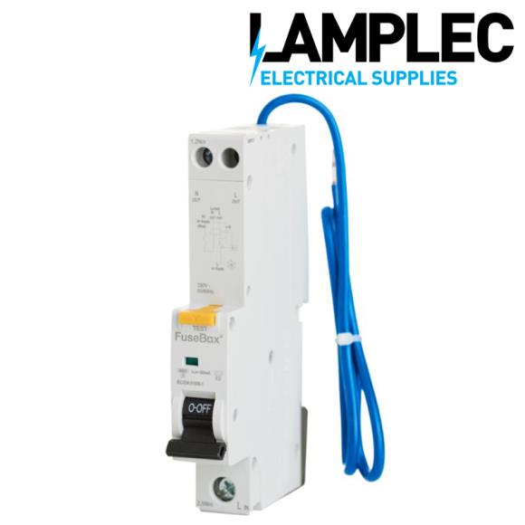 FuseBox RTA062030B 20 Amp RCBO B Curve Type A SPN 30mA 6kA 20A